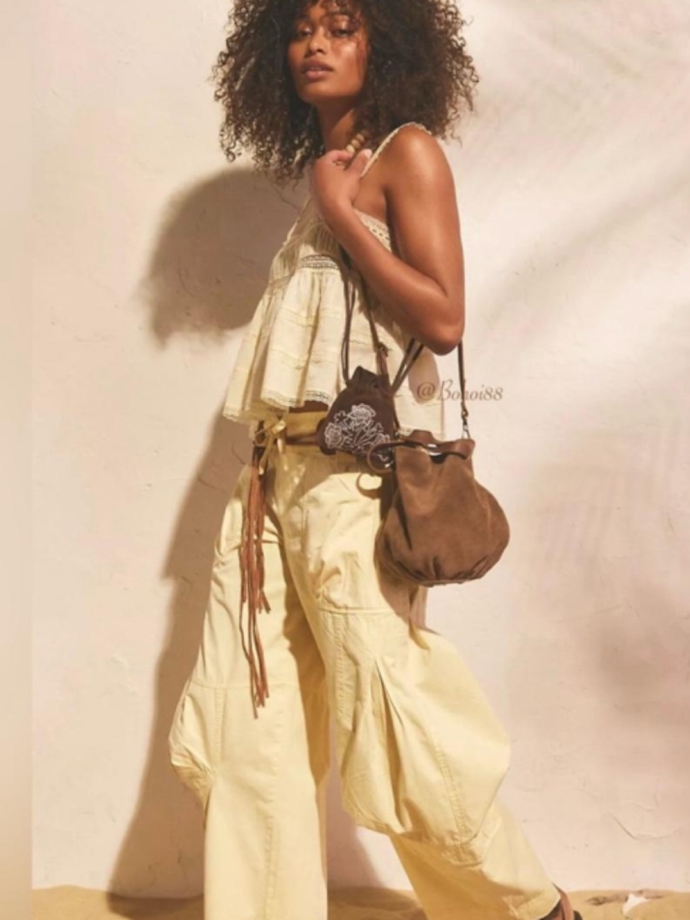 Free People Suki Suede Slouch Bag